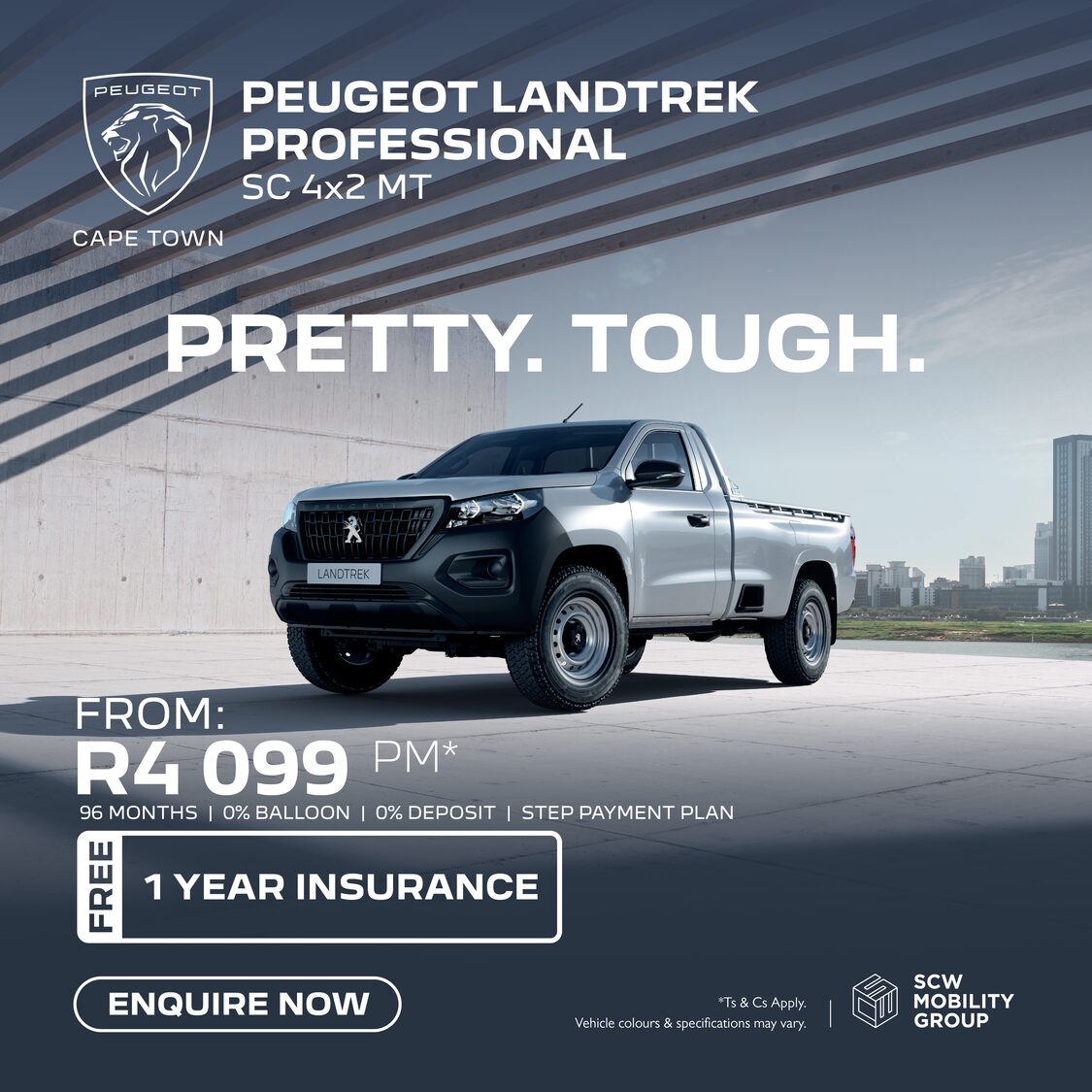 Landtrek Professional SC 4X2 MT from R4 099pm*