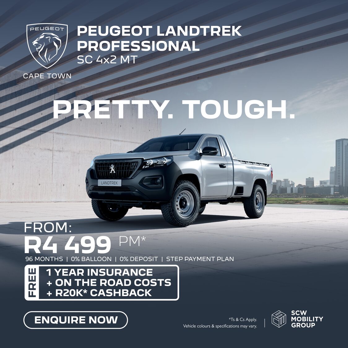 Landtrek Professional SC 4X2 MT from R4 499pm