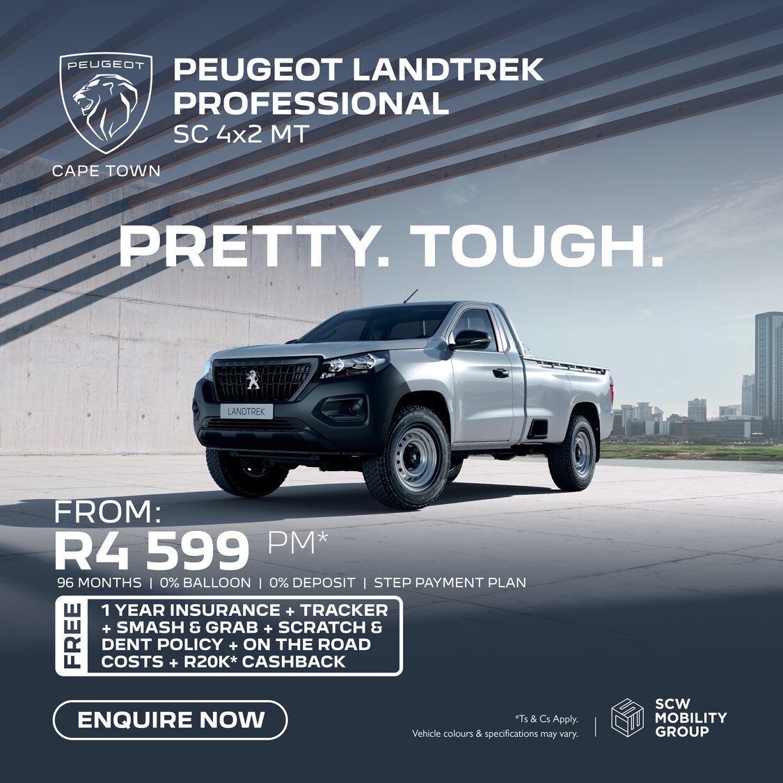 Landtrek Professional SC 4X2 MT from R4 599pm*