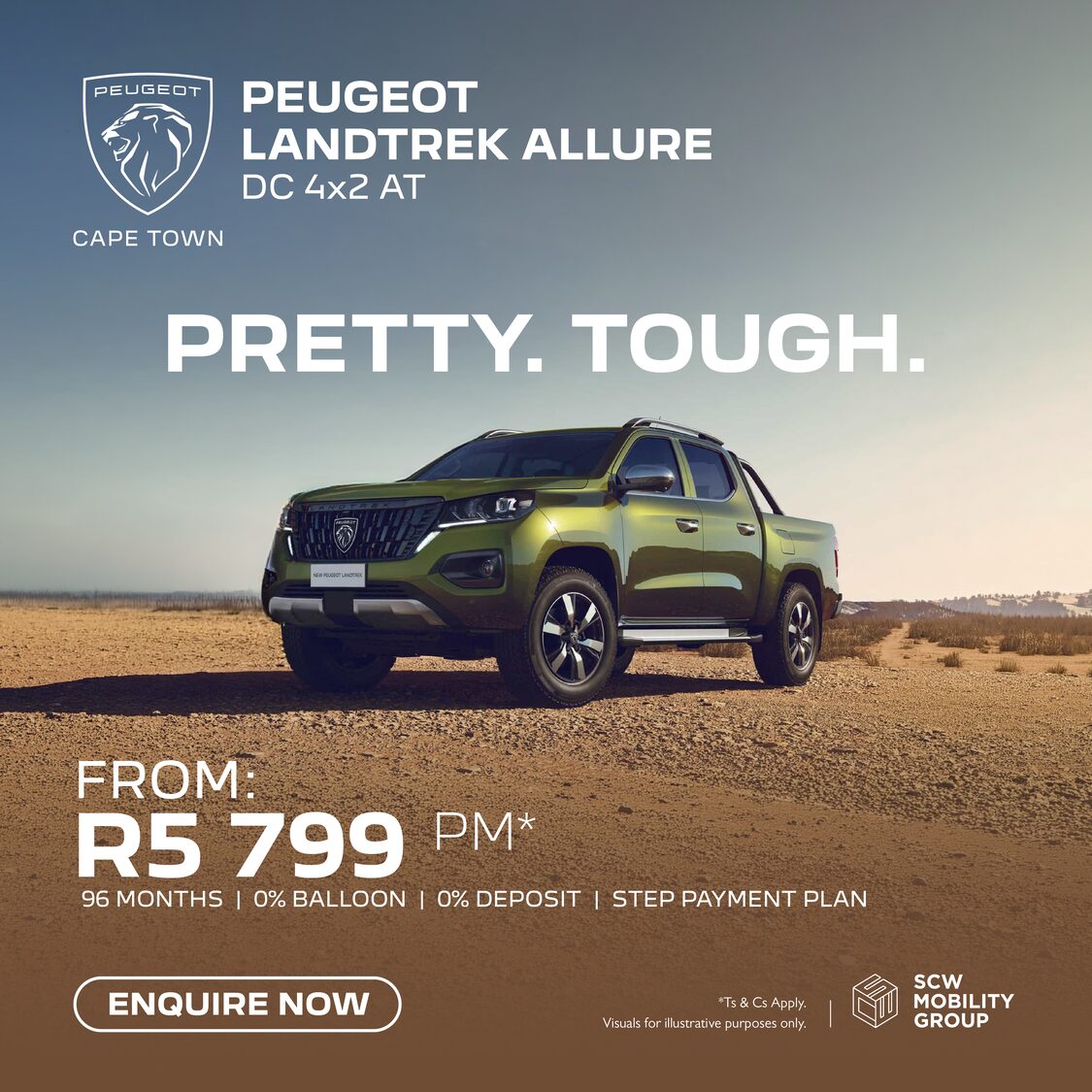 Lanktrek Allure DC 4X2 AT from R5 799pm*