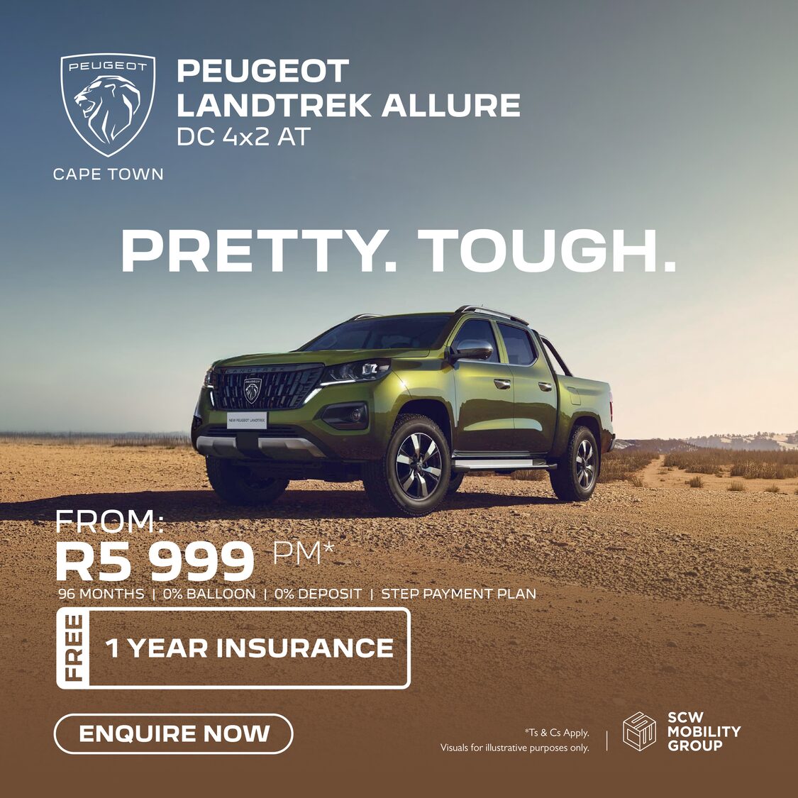 Lanktrek Allure DC 4X2 AT from R5 999pm*