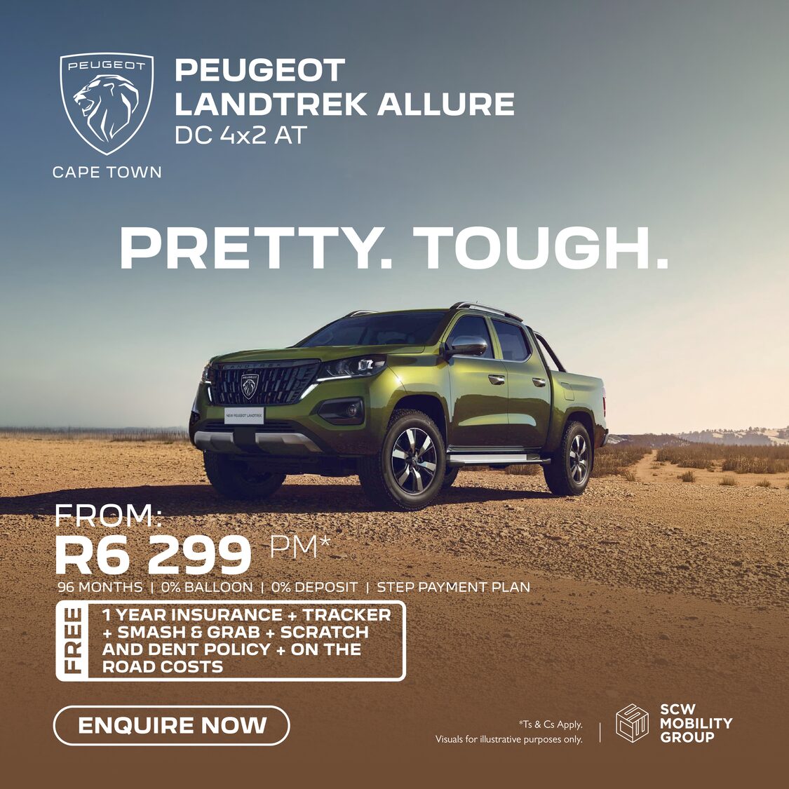 Lanktrek Allure DC 4X2 AT from R6 299pm*