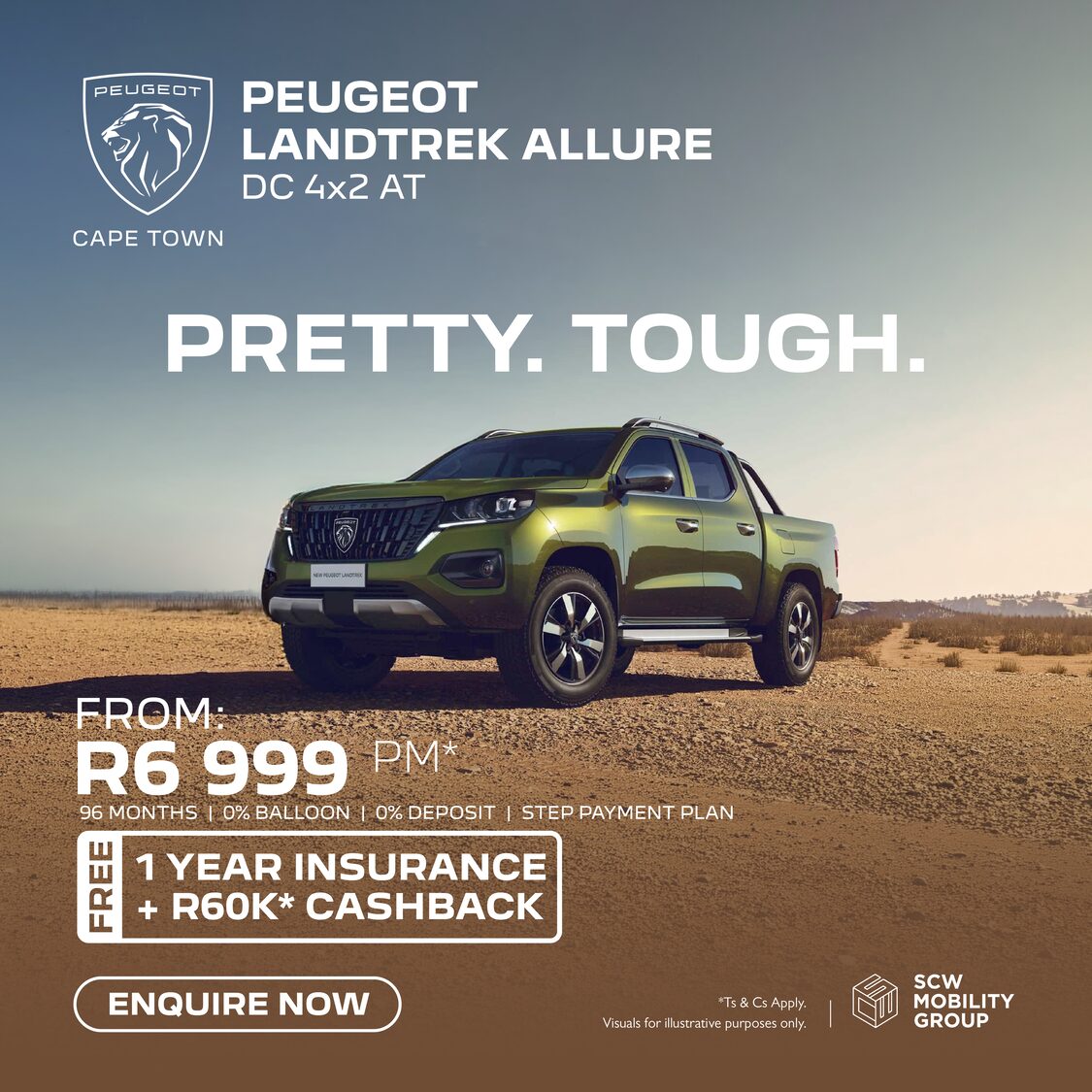 Lanktrek Allure DC 4X2 AT from R6 999pm*