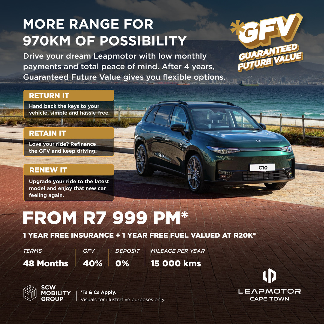 Leapmotor GFV from R7 999pm*