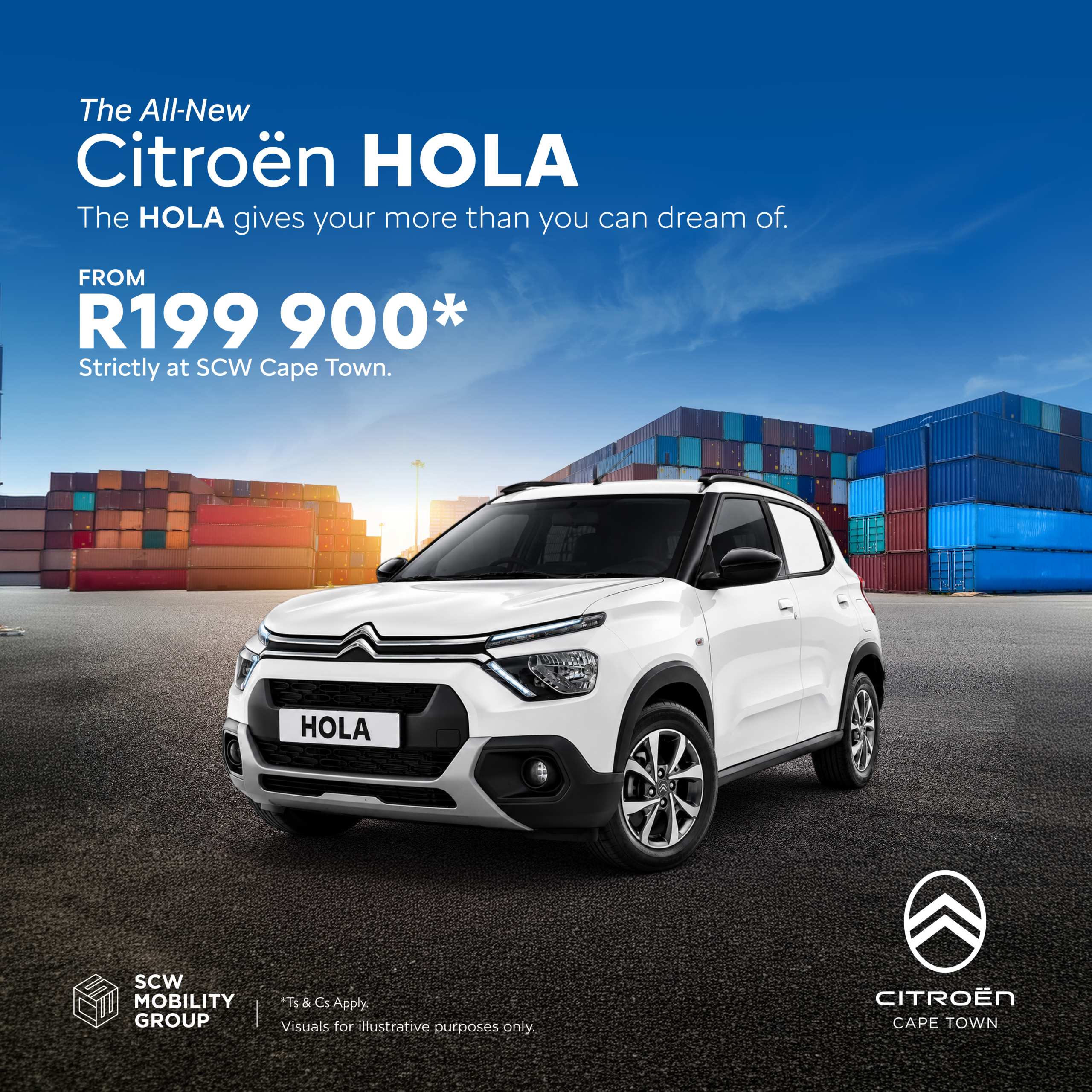Citroen C3 Hola from R199 900*